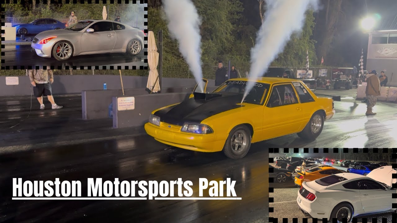 Houston MotorSports Park Drag Race Event! Checking Out EPIC CARS!! CRAZY POWER