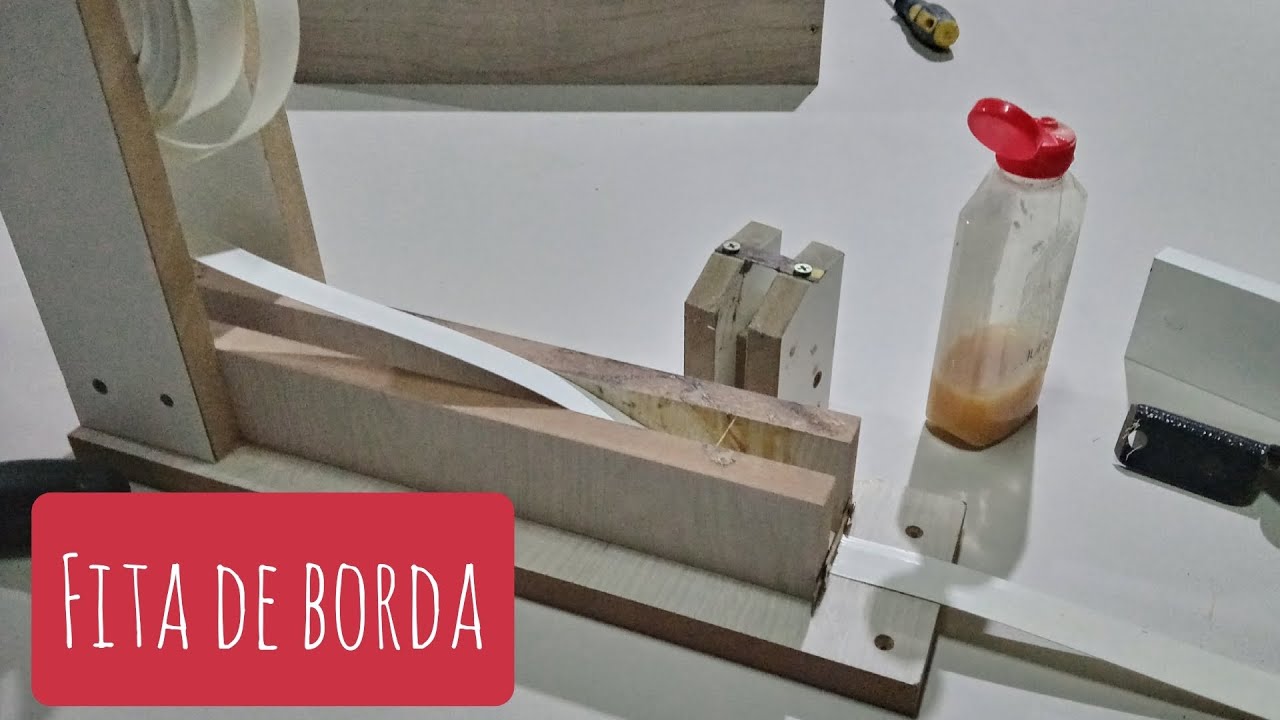 Fa&ccedil;a Voc&ecirc; Mesmo: Ferramenta Incr&iacute;vel para Aplicar Fita de Borda no MDF #diy #fitadeborda #marcenaria