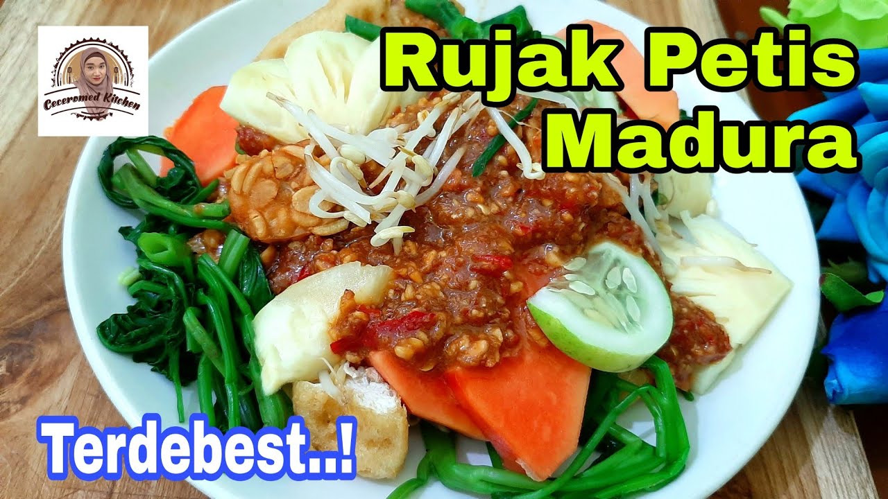 Rujak Petis Madura, Enak Banget, Terdebest
