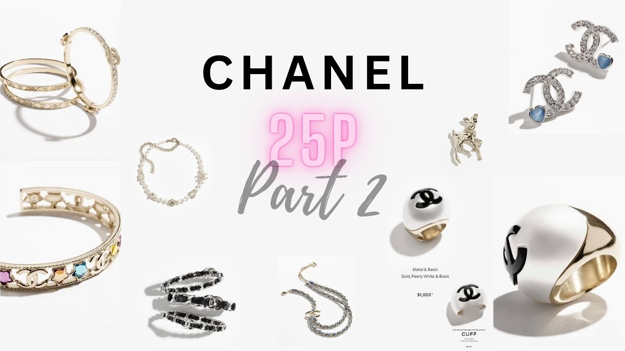 Chanel 25P Spring Summer Pre-Collection Jewellery Accessory Earrings Necklace Ring Brooch Bracelet