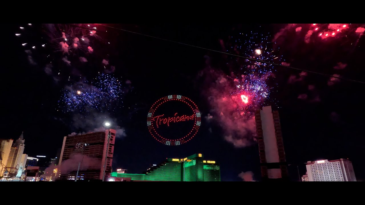 Tropicana Implosion Drone Show 2024