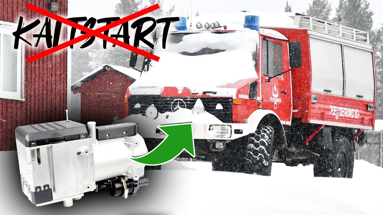 NIE MEHR Kaltstart! Einbau Motorstandheizung im UNIMOG Camper | FEUERMOG