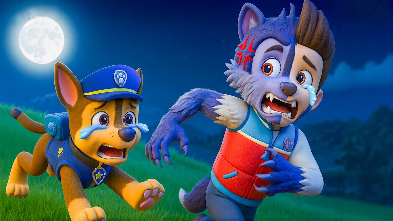 ¡Ryder Se Convierte en Hombre Lobo! ¡Por Favor, No Lastimes a Chase! | Paw Patrol 3D Animation