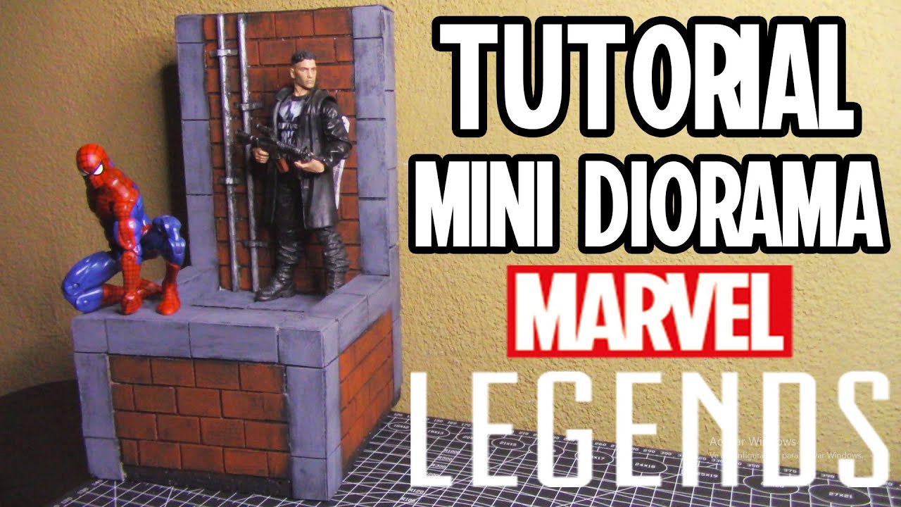Como Hacer Un DIORAMA/BASE Para MARVEL LEGENDS TUTORIAL En ESPAÑOL | DIORAMARAMA