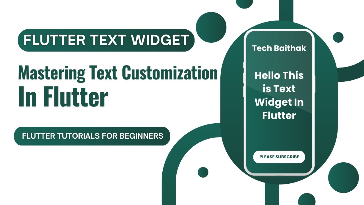Flutter Text Widget | Text Widget Properties & Text Customization in Flutter