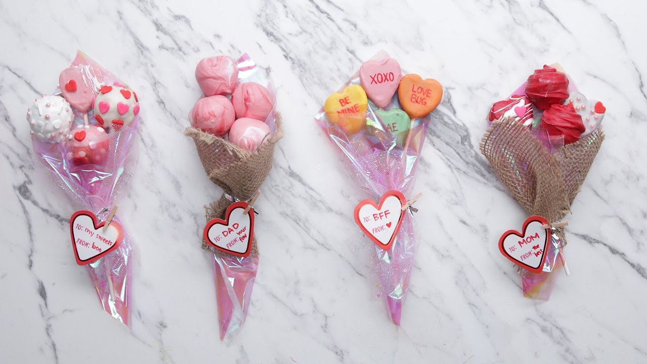 Cake Pop bouquet 4 ways