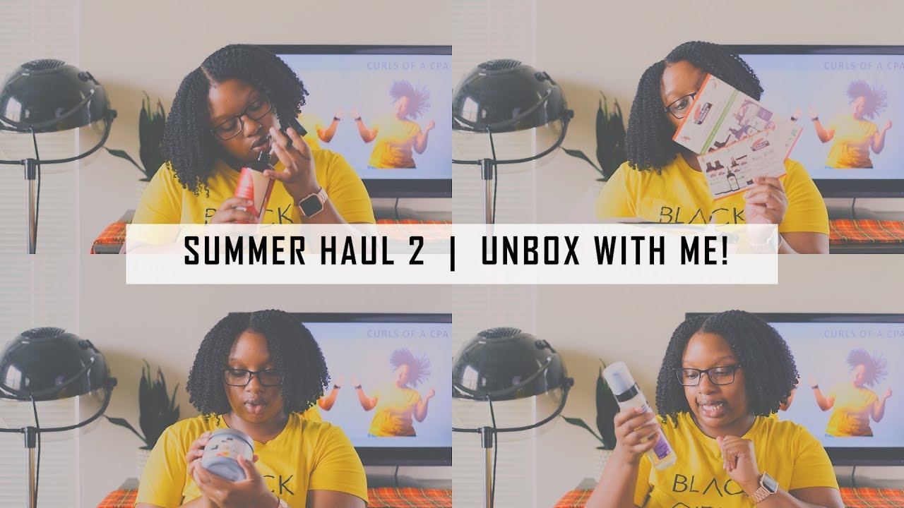 NATURAL HAIR PRODUCT HAUL PART 2 |  SUMMER 2019 |  CURLS OF A CPA