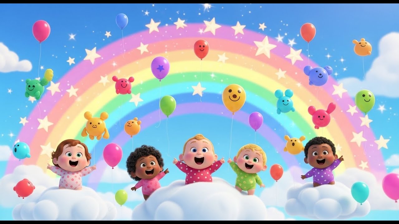 Baby Learns Colors with Balloons 🎈 | Fun Learning Song for Babies & Toddlers
