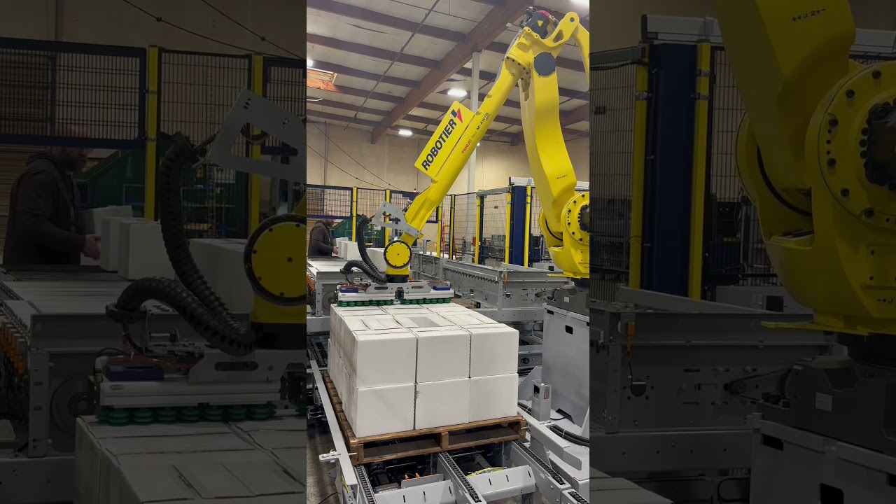 Robotier Robotic Palletizer in Action