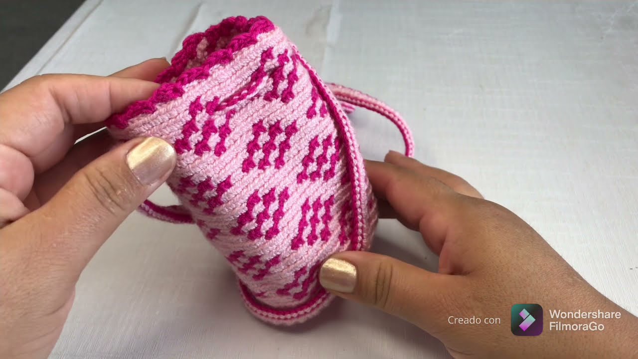 mini mochila wayuu paso a paso#tutorial #mochilawayuu #artesanal