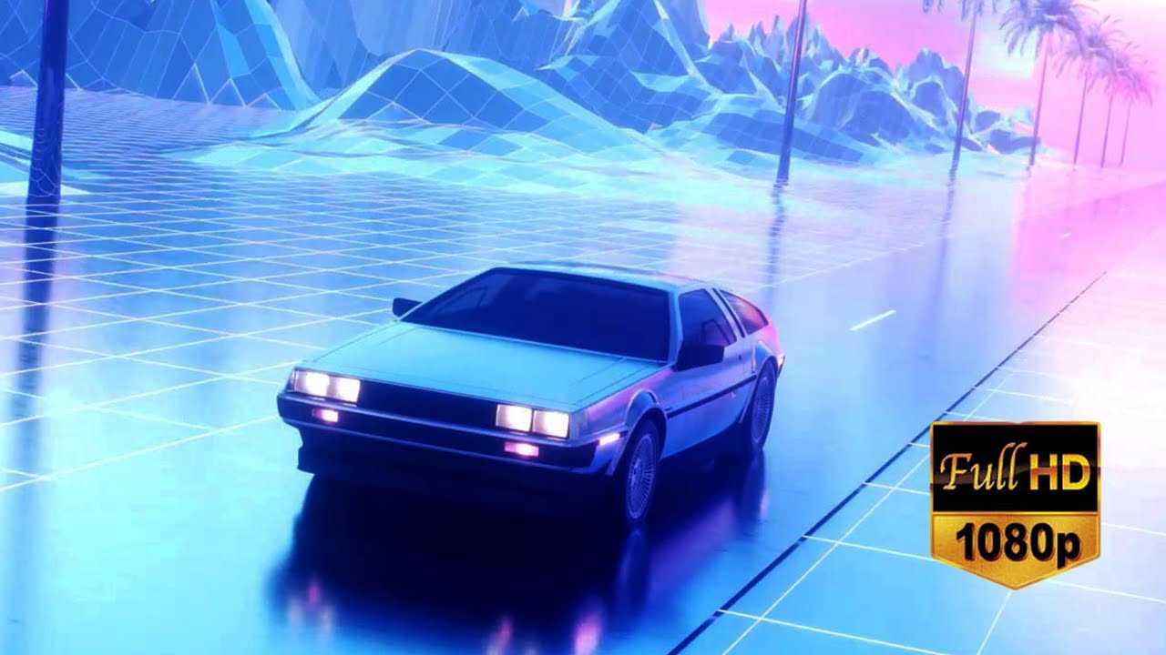 Synthwave Delorean [80s CASSETTE]