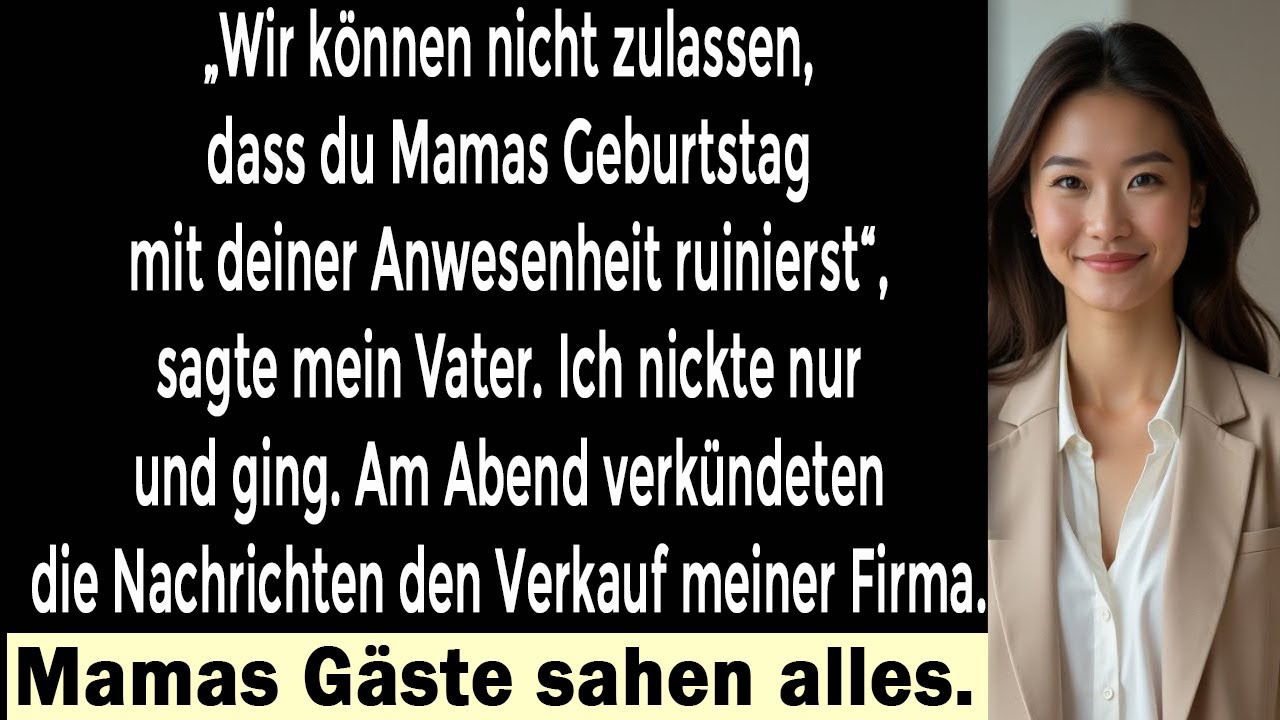 Auf Mamas Party nannten sie mich peinlich – bis alle erfuhren, wem das ganze Imperium gehörte.