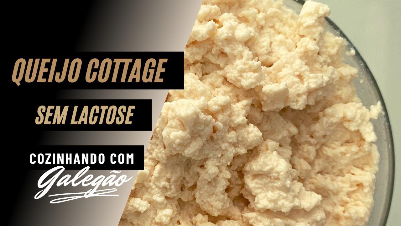 Como fazer Queijo Cottage sem Lactose e com apenas 3 ingredientes!!!