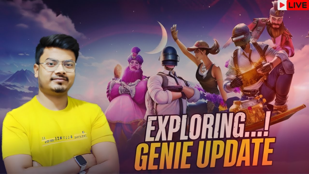 BGMI Genie Update LIVE 🔥 | Exploring New Features | Caster Indian