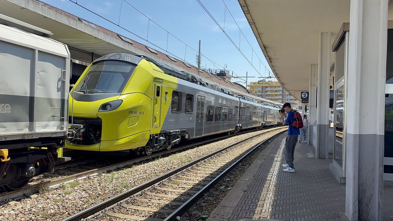Invio ETR 160-001 da Savigliano a Tarvisio Boscoverde in transito a Milano Lambrate