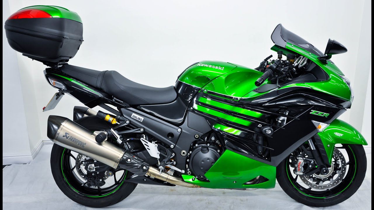 Kawasaki ZZR1400 JGF Performance Sport 2017 Green. Akrapovic.