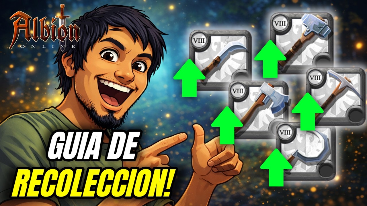 TE ENSEÑO A SUBIR TUS HERRAMIENTAS! - GUIA RECOLECCION/REFINACION PT 2 / ALBION ONLINE