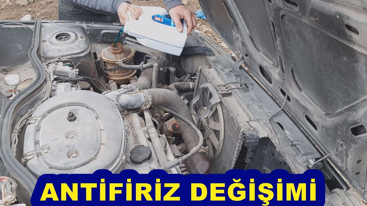 RENAULT 9 BRODWAY ARABA ANTİFİRİZ DEĞİŞİMİ NASIL YAPILIR? Otomobil su antifiriz değişimi!