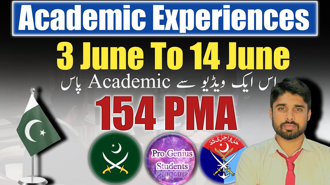 154 PMA Long Course 3 June to 14 June All Academic Test Experience