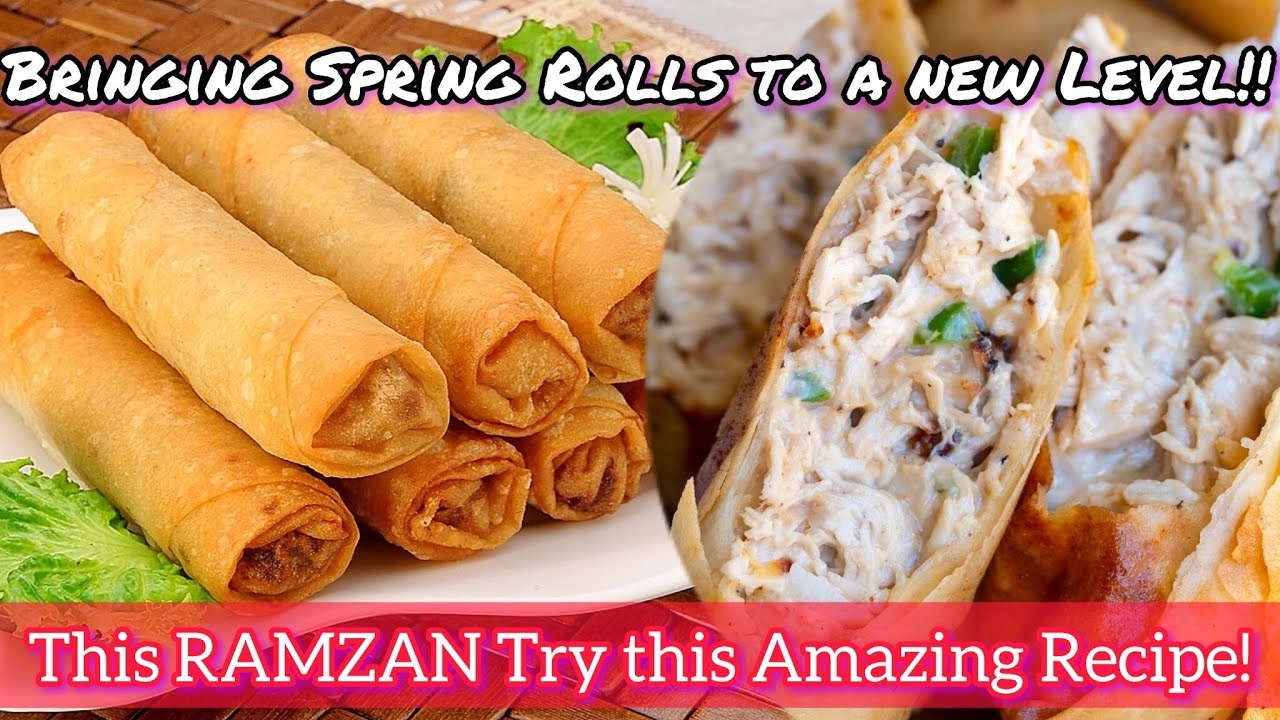 Chicken Malai Boti Roll | Ramzan Special Spring Roll Recipe 2024 @Foodeow
