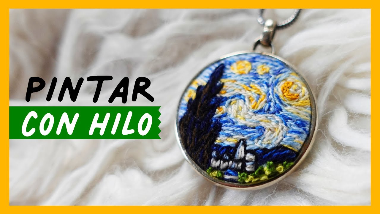 Cómo hacer una Joya BORDADA a mano 💎🧵