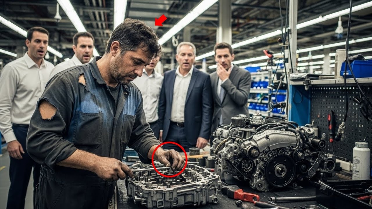 Un pobre mecánico entró a la fábrica de Porsche... lo que hizo dejó a los ingenieros en shock.