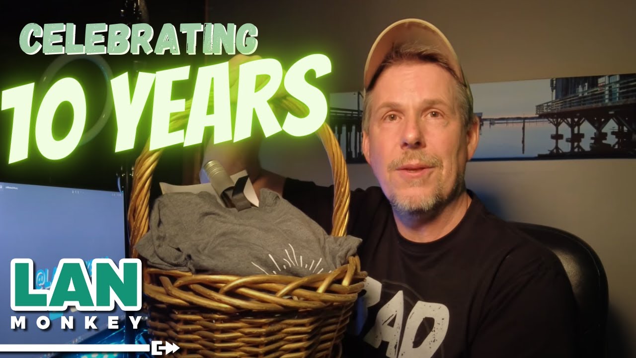 Celebrating 10 years of #geocaching #extreme #adventures on #youtube with LANMonkeys!
