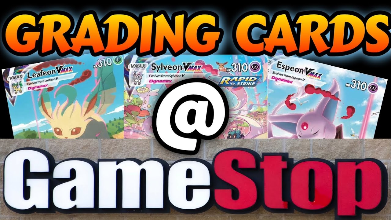 I GRADED POKEMON CARDS AT GAMESTOP- YOU WON'T BELIEVE THE GRADES I GOT!