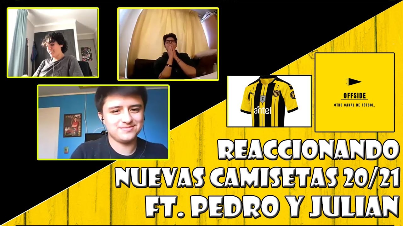 REACCIONANDO A LAS NUEVAS CAMISETAS 20/21 con PEDRO y JULIÁN ⭐ | #FueradelCampo | Offside