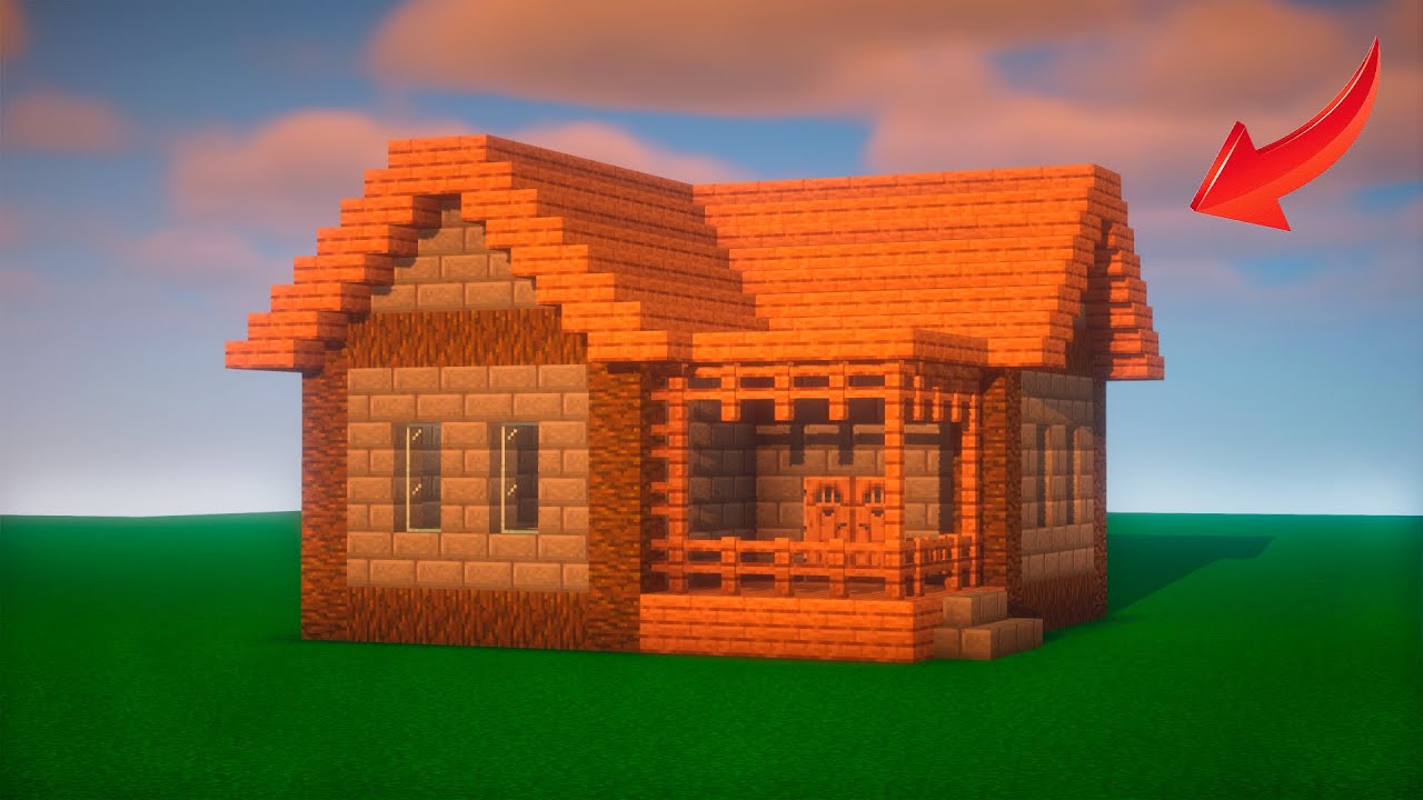 КАК ПОСТРОИТЬ СТАРТОВЫЙ ДОМ В МАЙНКРАФТ