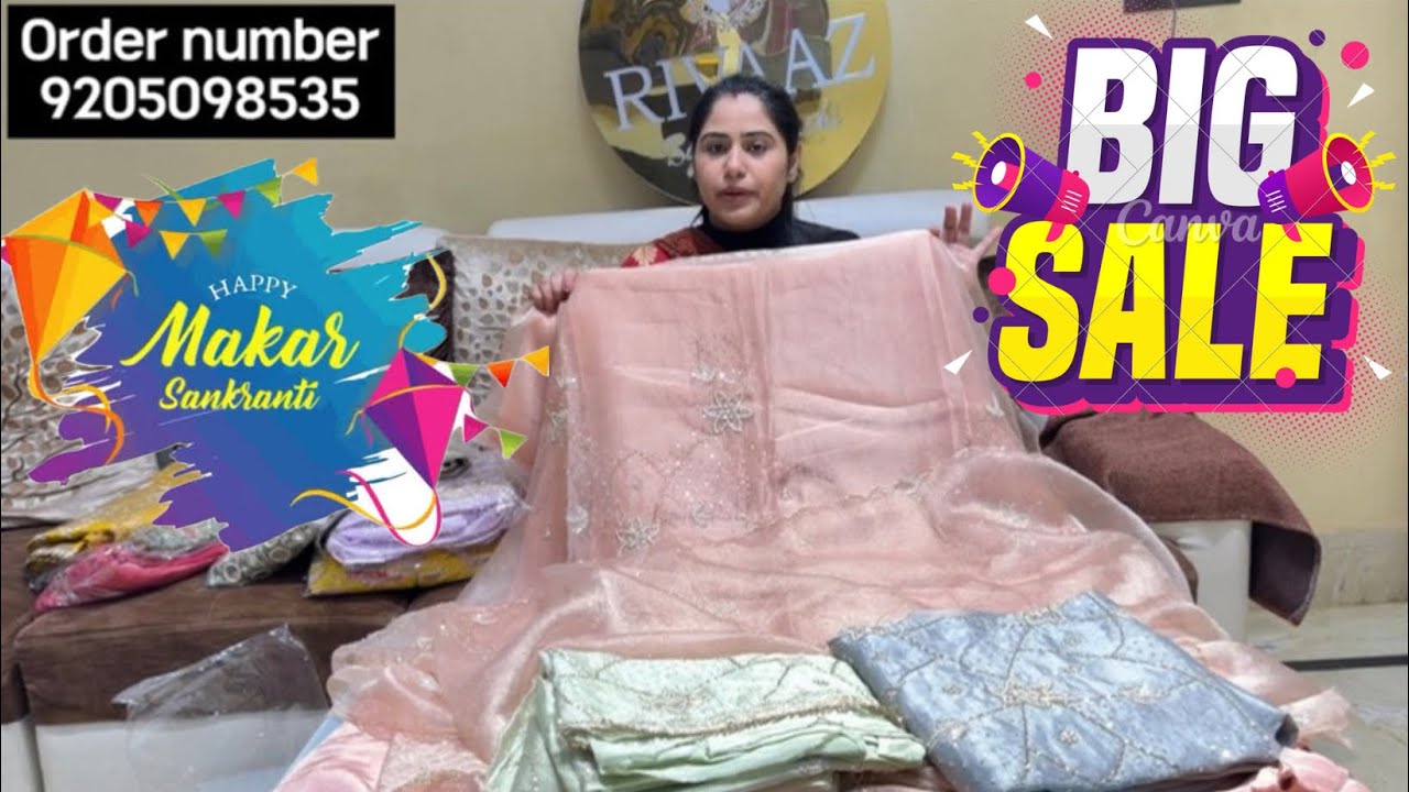 Makar sankranti special offer #onlineshopping #fashion #partywearsuits #fashion #viral #sale 