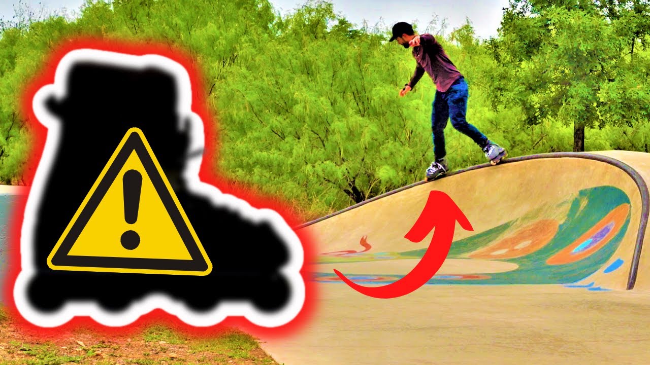 Inline Skating on 20 YEAR OLD Rollerblades (Aggressive)