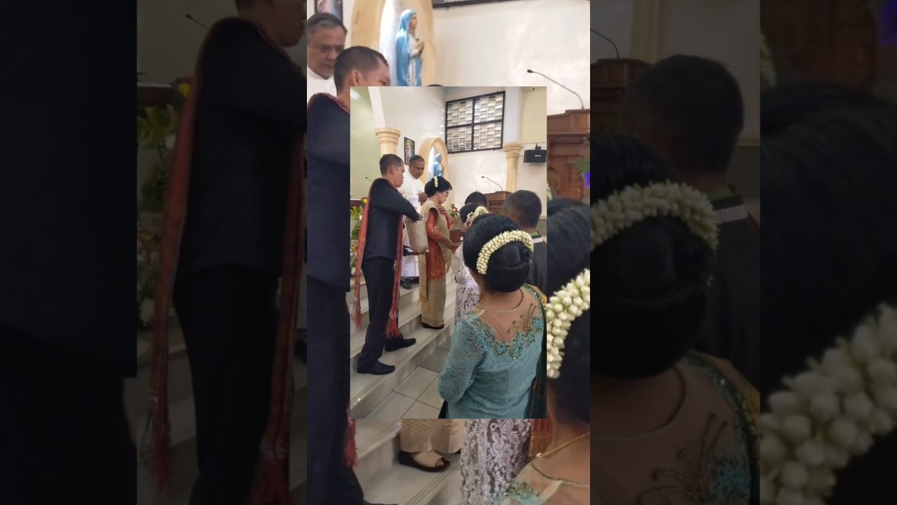 Inkulturasi budaya dalam sakramen perkawinan di gereja Katolik #happywedding #inkulturasi