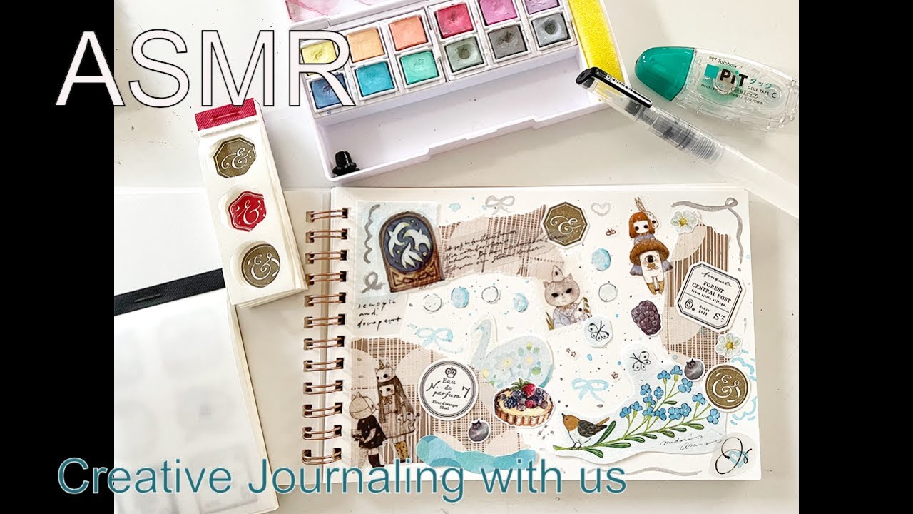 ✨ Welcome to a calming ASMR Creative Journaling session ✨