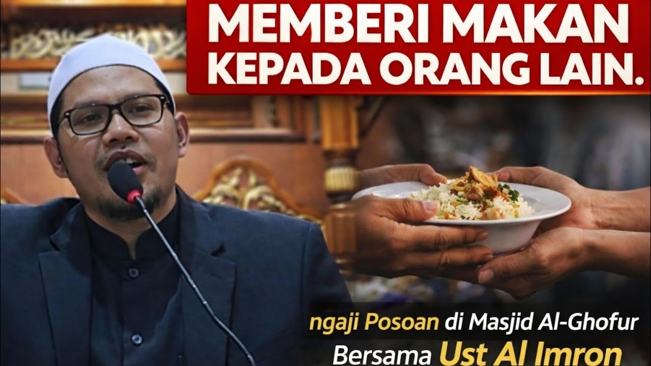 🔴Live Ngaji Kitab Kasyful Ghummah Bab Memberi Makan Kpd Orang Lain