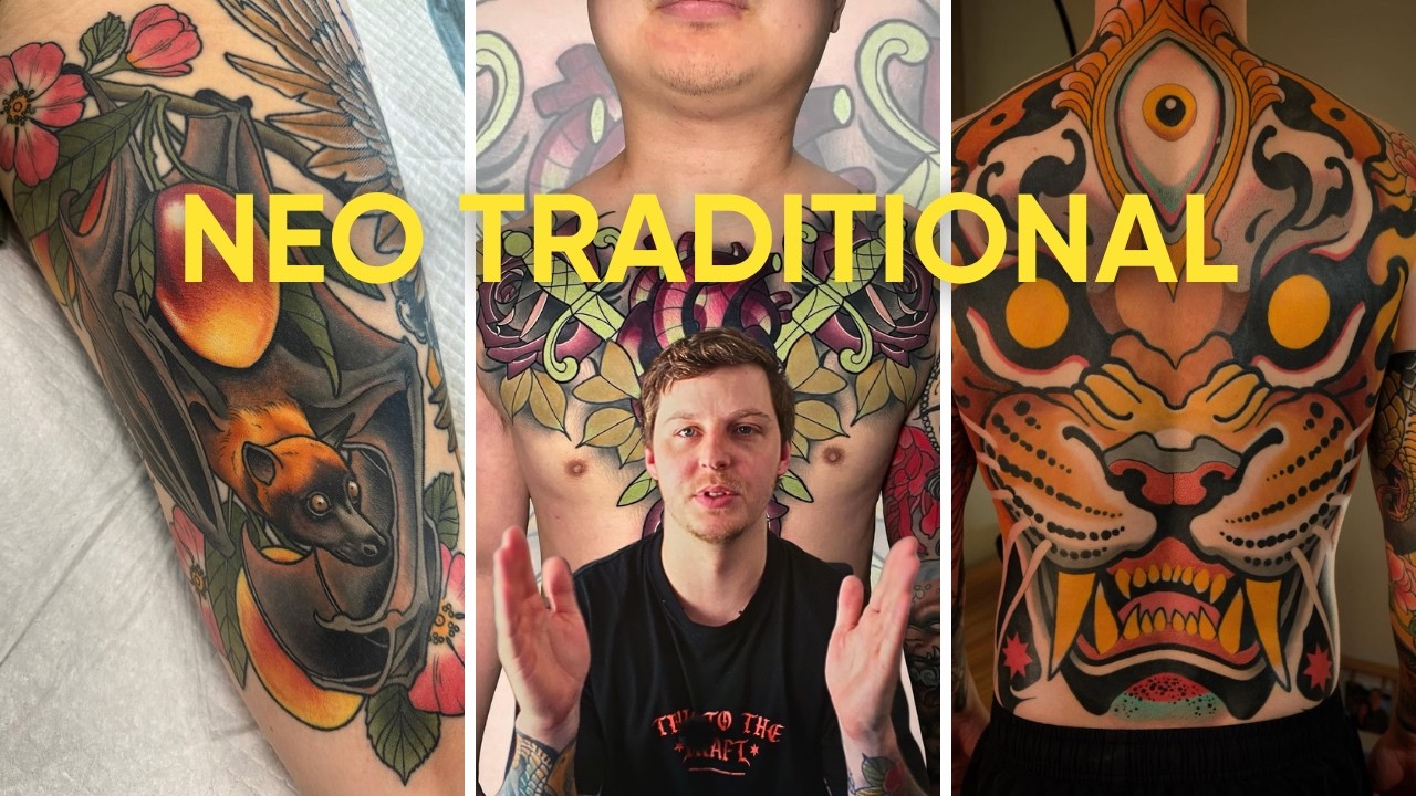 What is the neo traditional tattoo style?