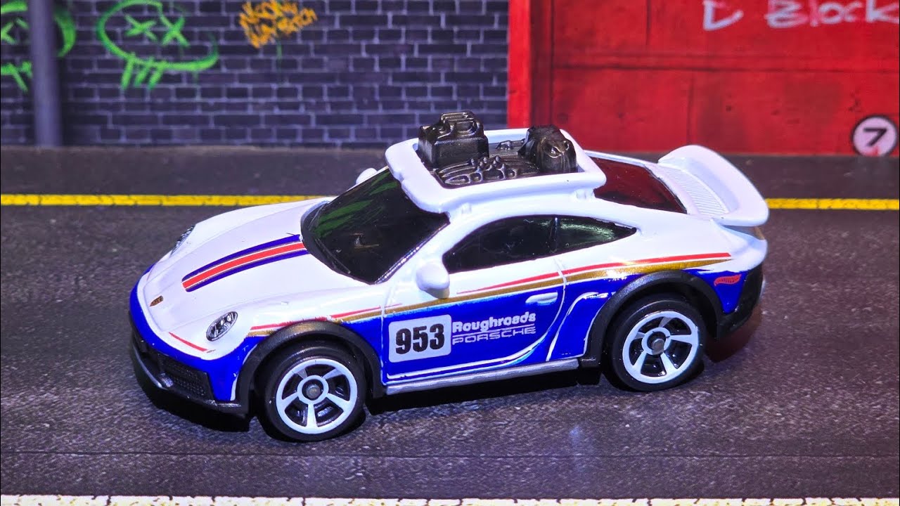 Porsche 911 Rallye - Hotwheels - Unboxing.