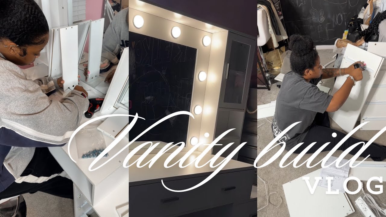 BUILD MY VANITY FROM SHEIN WITH ME | ASHLAN LANEÈ