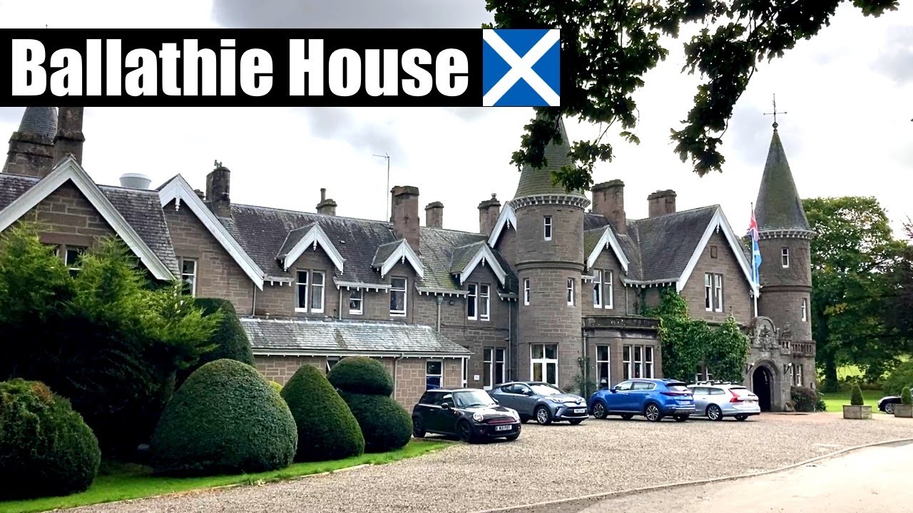 We stay at BALLATHIE HOUSE HOTEL on the River Tay, Scotland