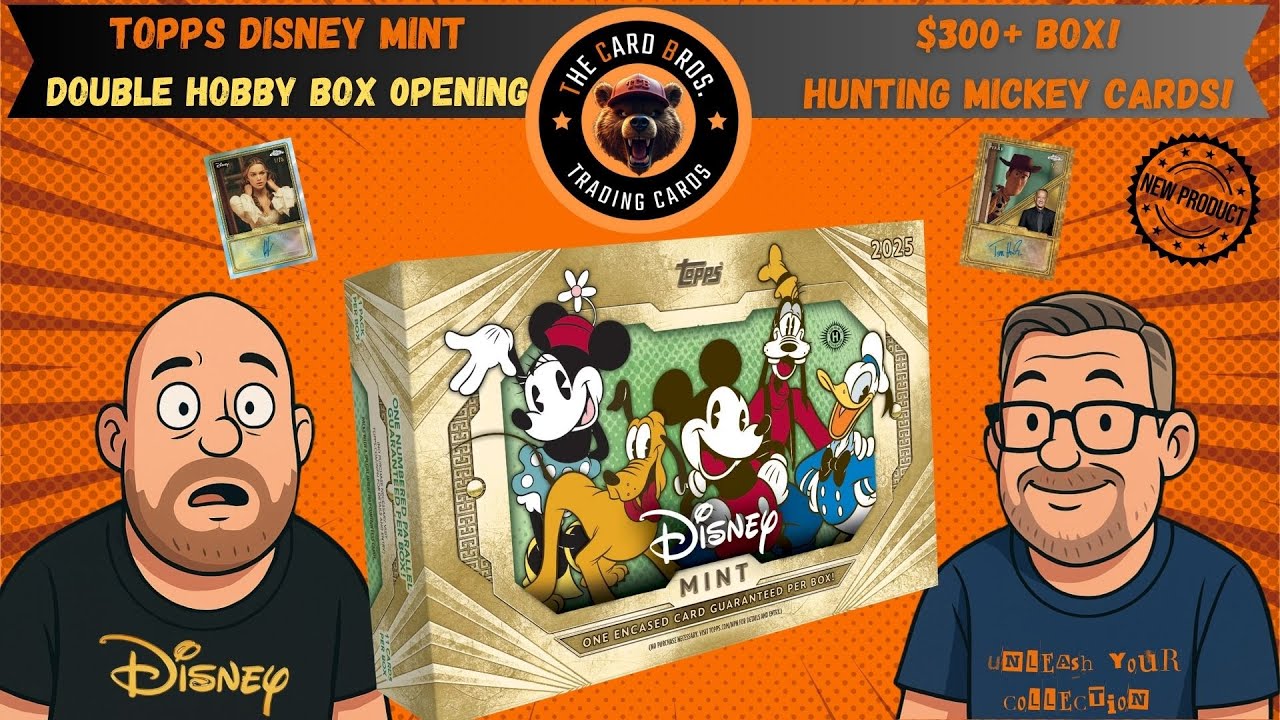 НОВЫЙ релиз — Topps Disney Mint = открытие двойной коробки