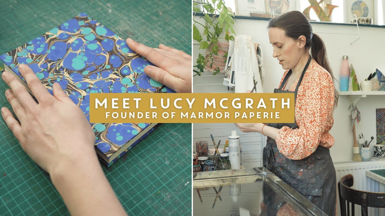 Meet Lucy McGrath founder of Marmor Paperie! 🌟📚