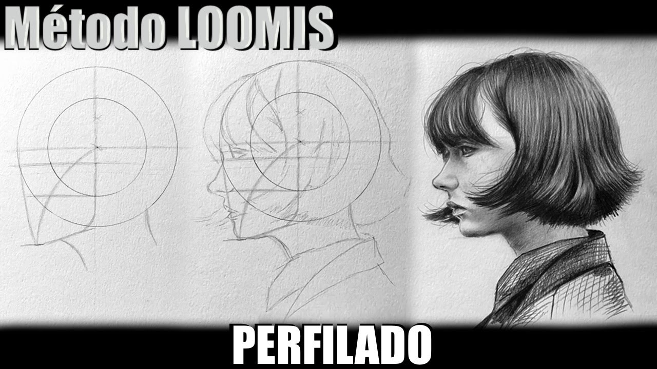 Cómo APLICAR el Método Loomis para hacer un retrato a lápiz.