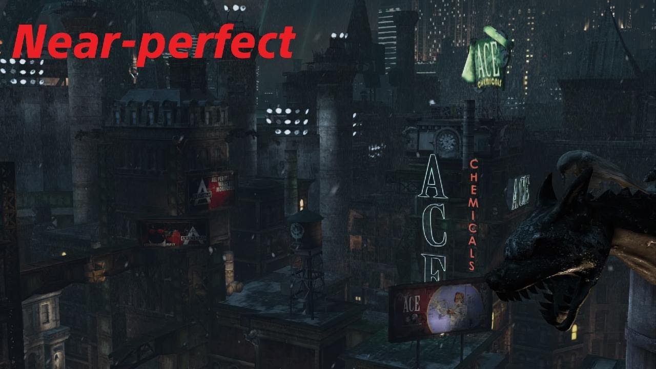Batman Arkham City near-perfect Rooftop Rumble (Extreme) (Robin)