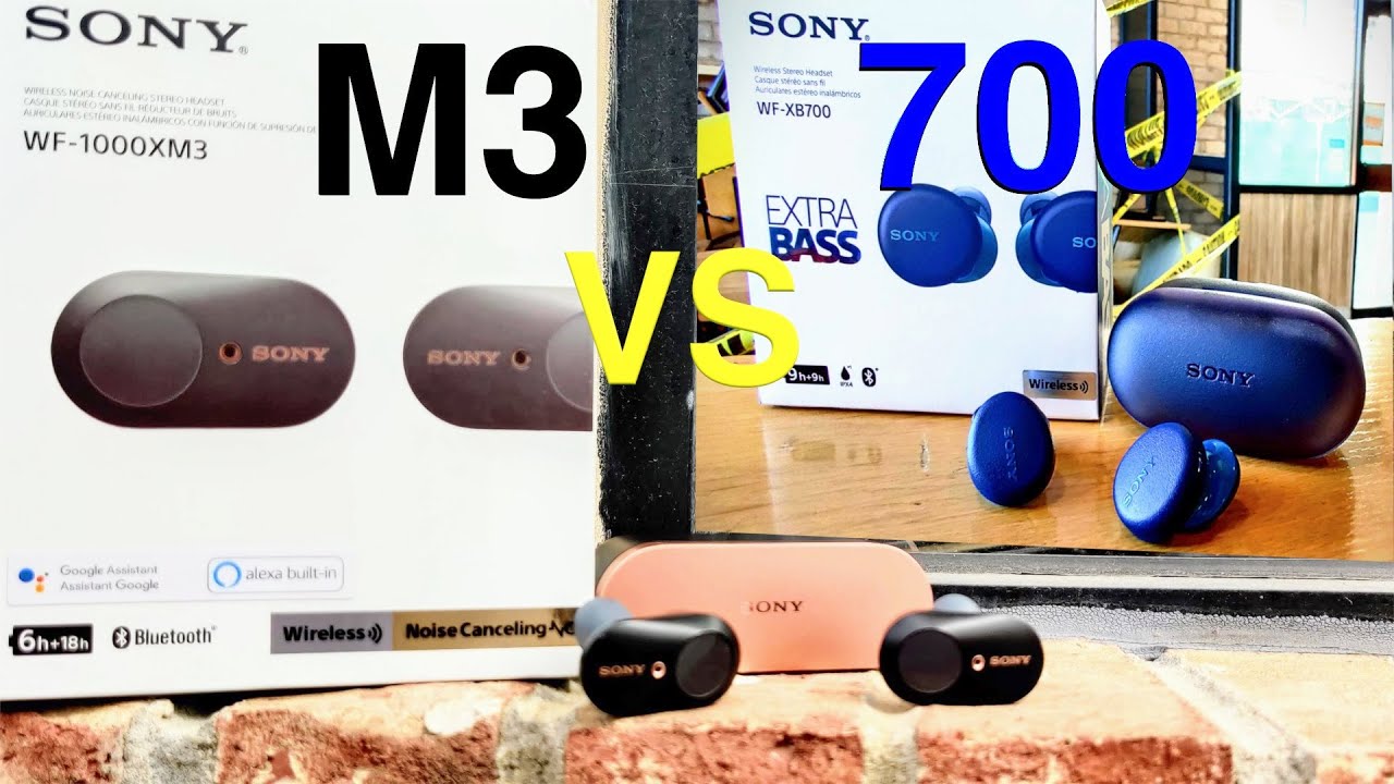 Sony WF-1000XM3 VS Sony WF-XB700 