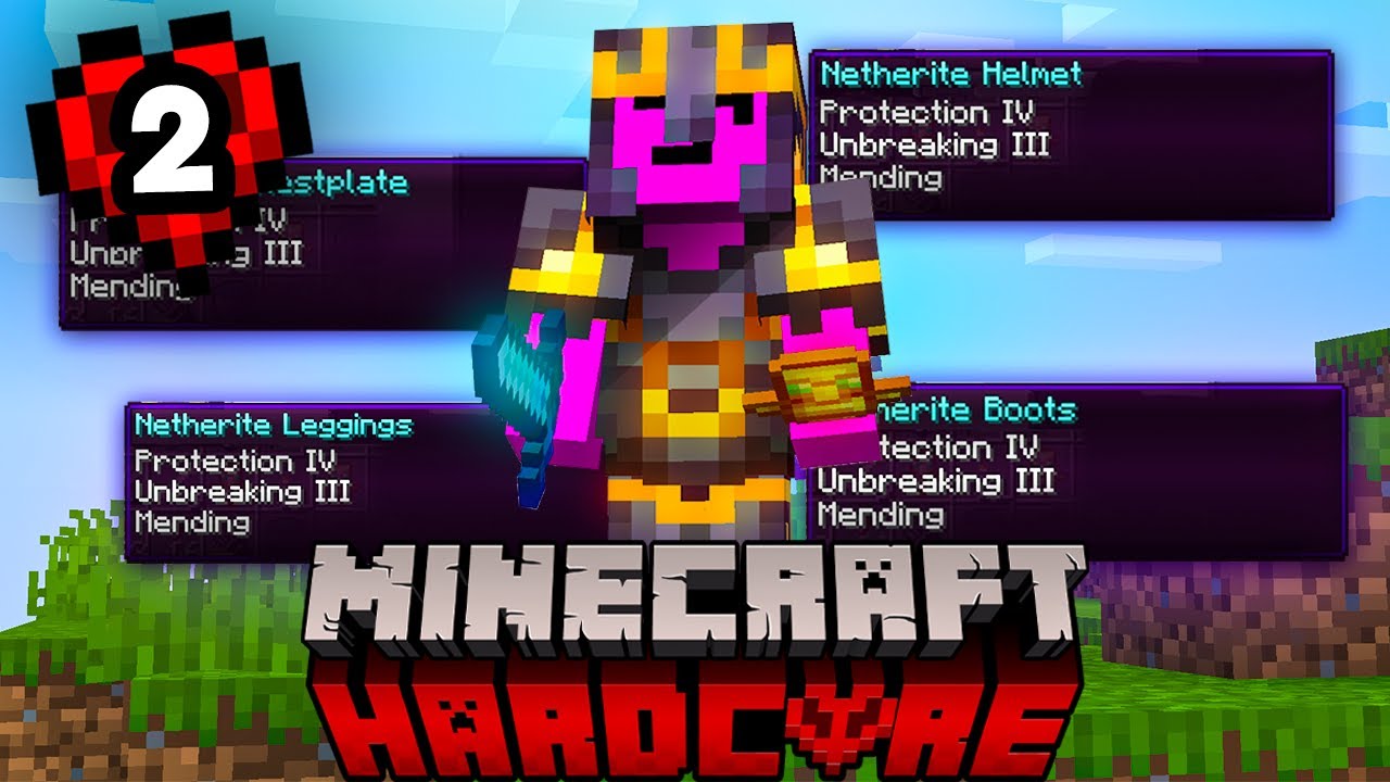 NAJLEPSZA ZBROJA w MINECRAFT HARDCORE #2