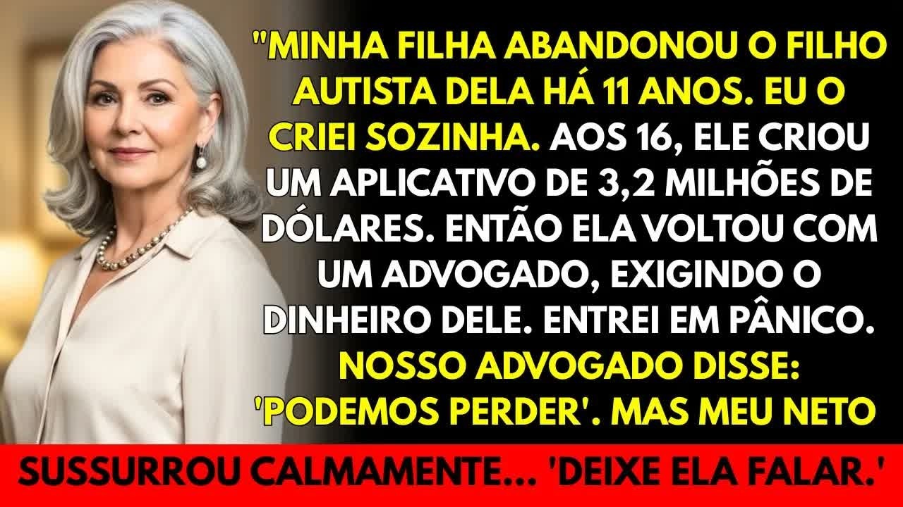 Minha filha abandonou o filho há 11 anos  Eu o criei sozinha  Agora voltou… com um advogado