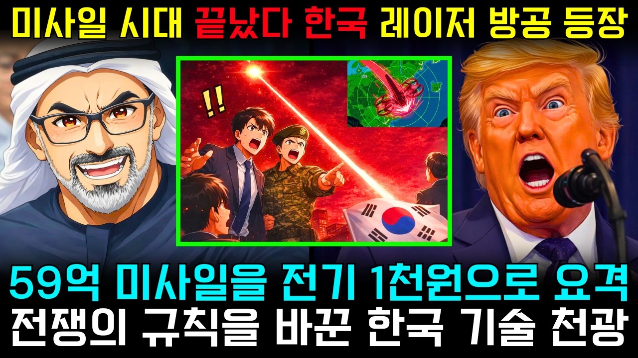 한국이 바꾼 전쟁의 공식: 59억 미사일을 1천원 전기로 막다 | 레이저 방공 천광 실전 이야기