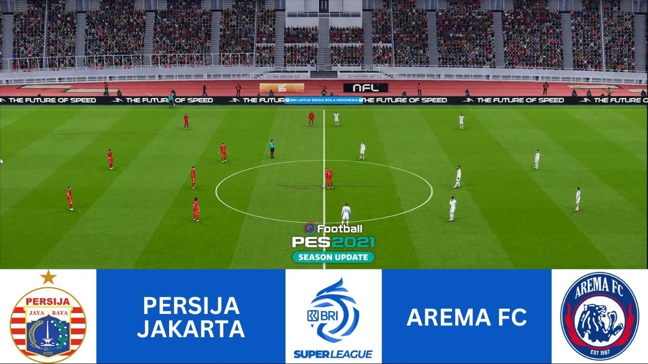 ⚽ PERSIJA JAKARTA vs AREMA FC - LIVE BRI SUPER LEAGUE 25/26 PES 2021