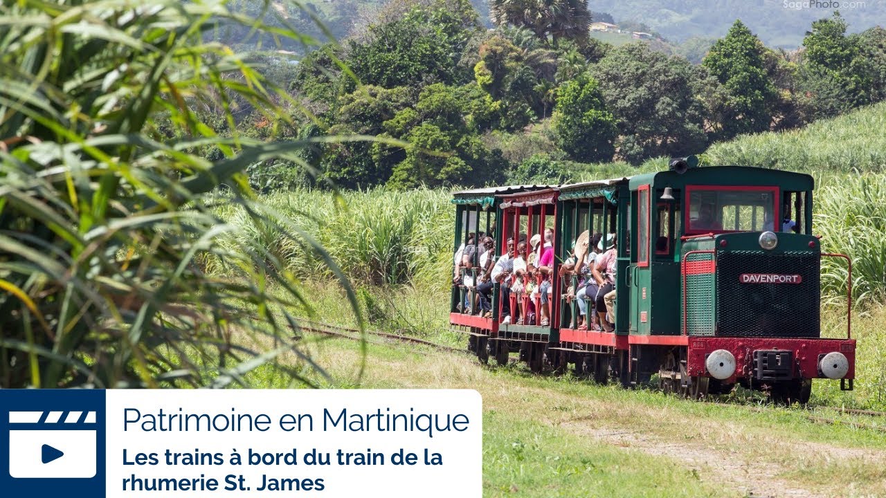 Découvrez l'histoire insolite des trains en Martinique à bord du train de la rhumerie St. James