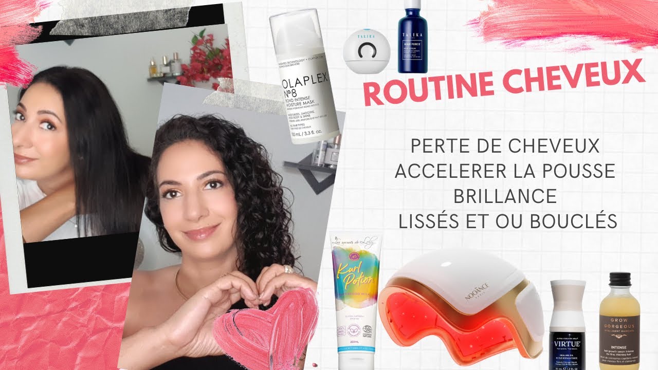 PERTE DE CHEVEUX , ROUTINE CHEVEUX LISSE ET BOUCLÉS